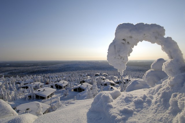 White winter in Levi, Finnish Lapland from Visit Finland CC BY-NC http://www.flickr.com/photos/visitfinland/5302942006/