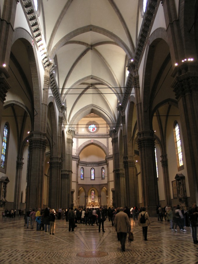 Florence, Italy: Interior of Basilica di from Darren Krape CC BY-NC http://www.flickr.com/photos/dkrape/3032293828/